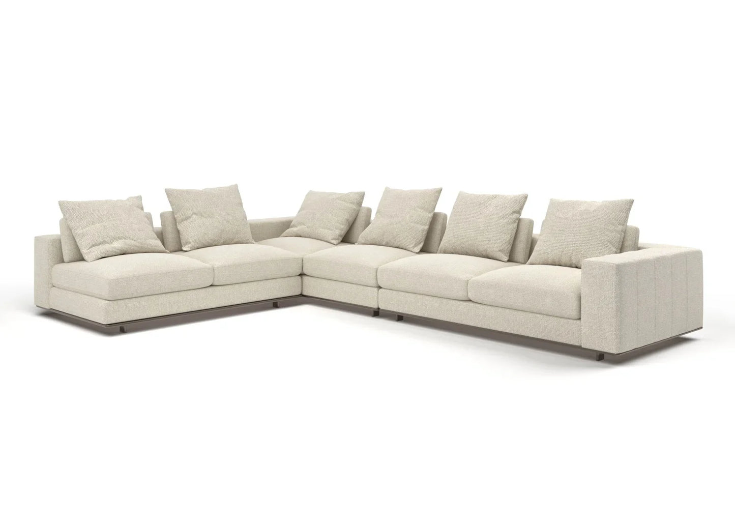 Kai 5-Seater Fabric L-Shaped Sofa