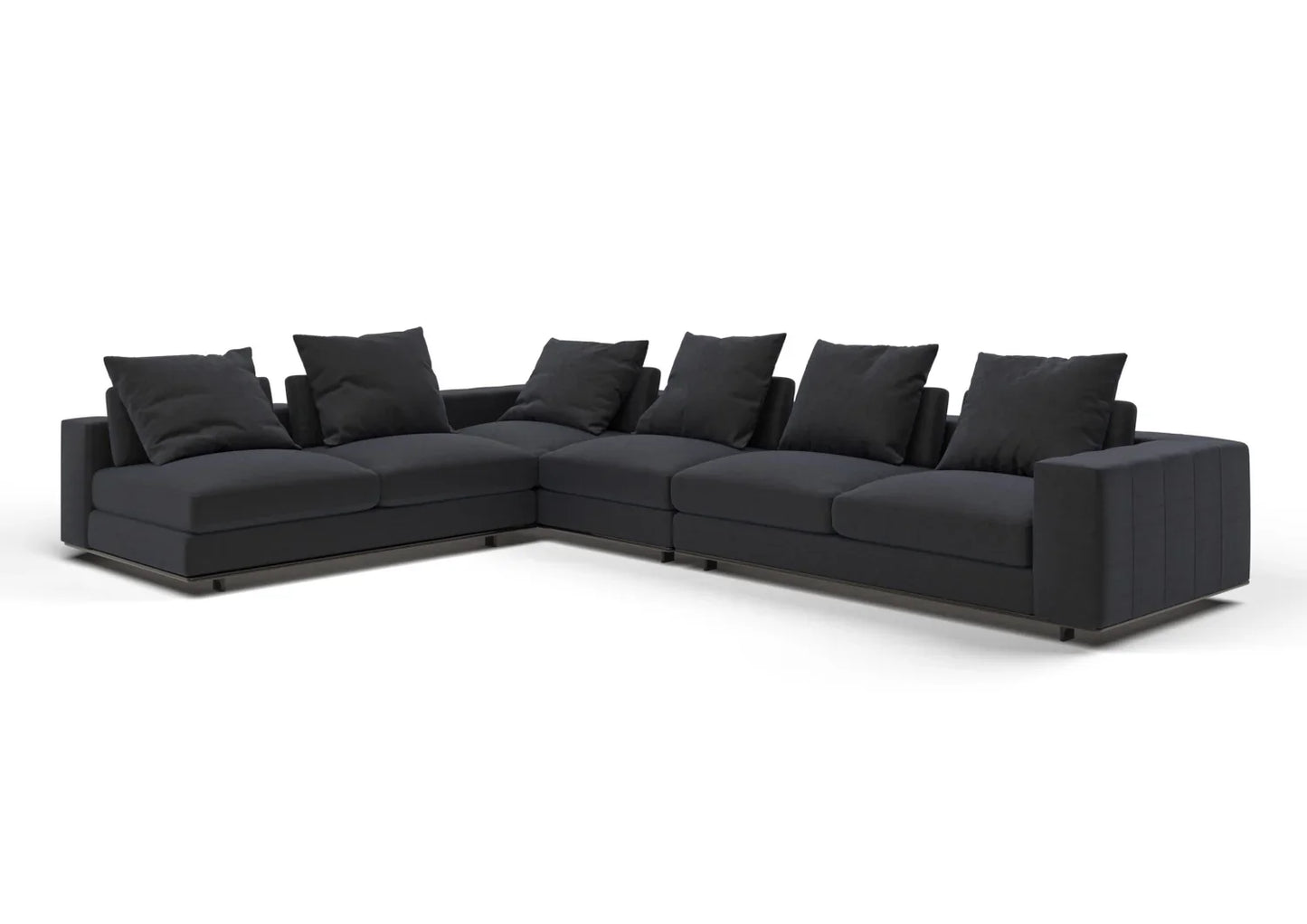 Kai 5-Seater Fabric L-Shaped Sofa