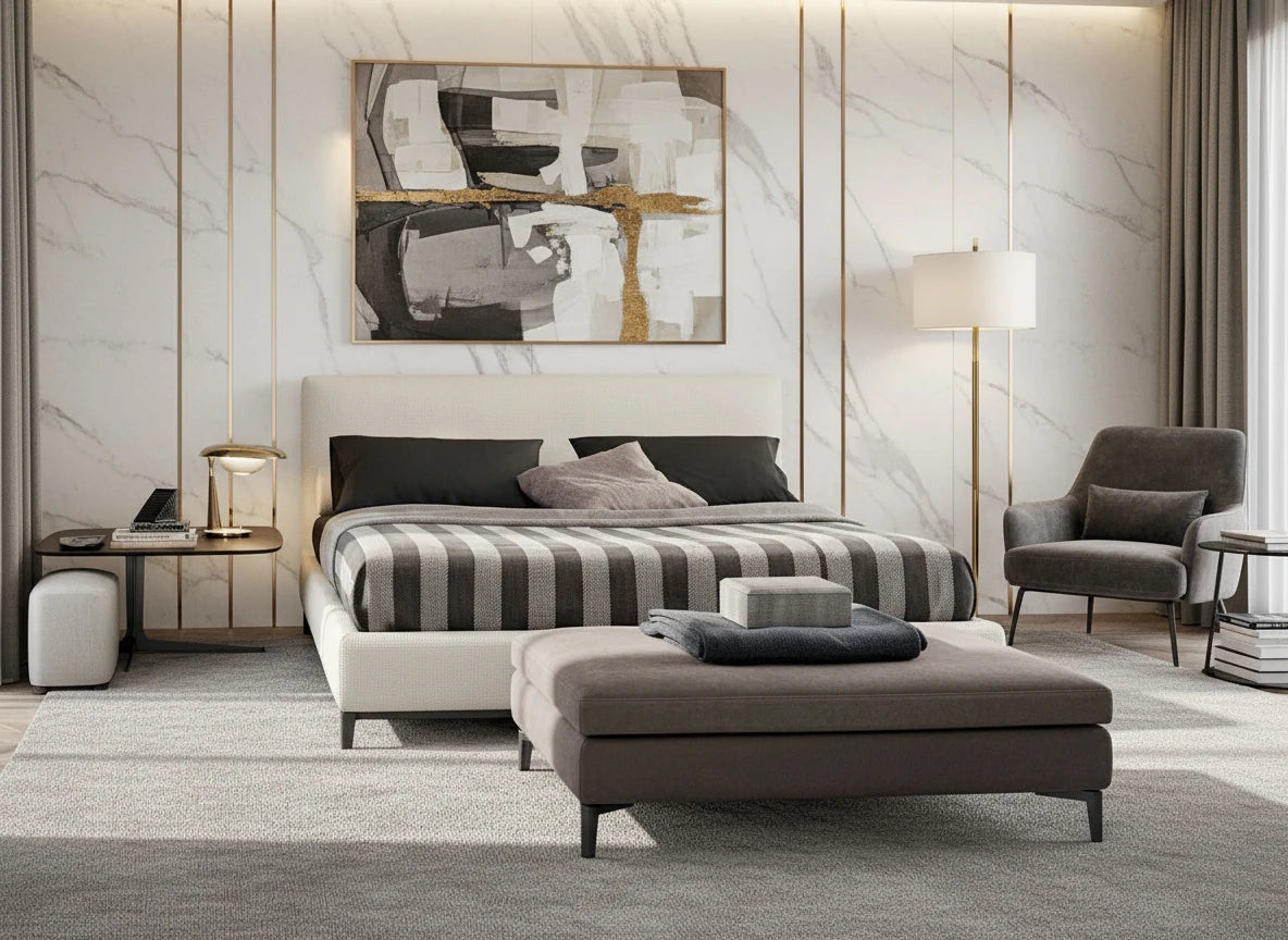 Callahan Fabric Upholstered Bed