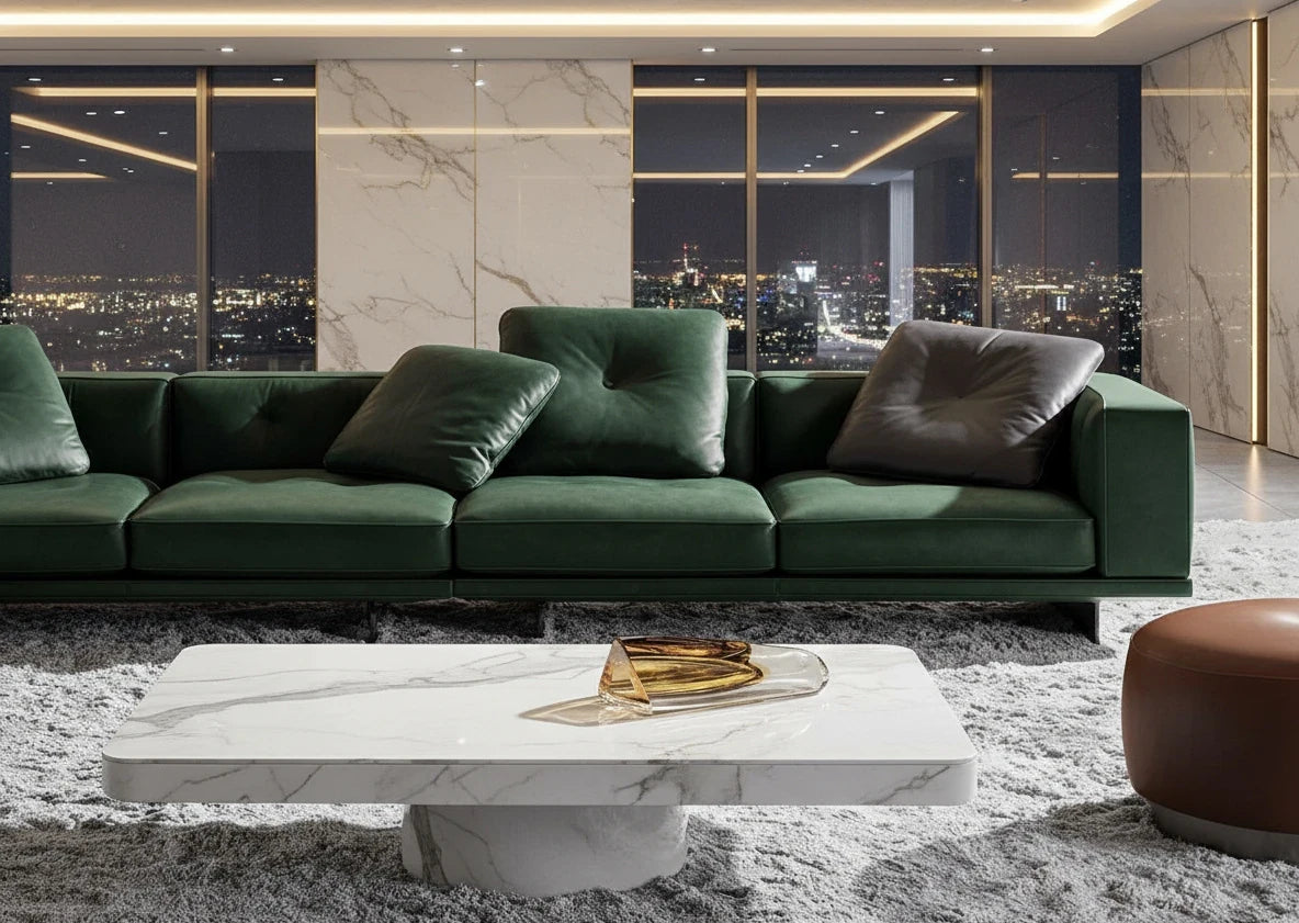 Arlo Marble Rectangle Coffee Table