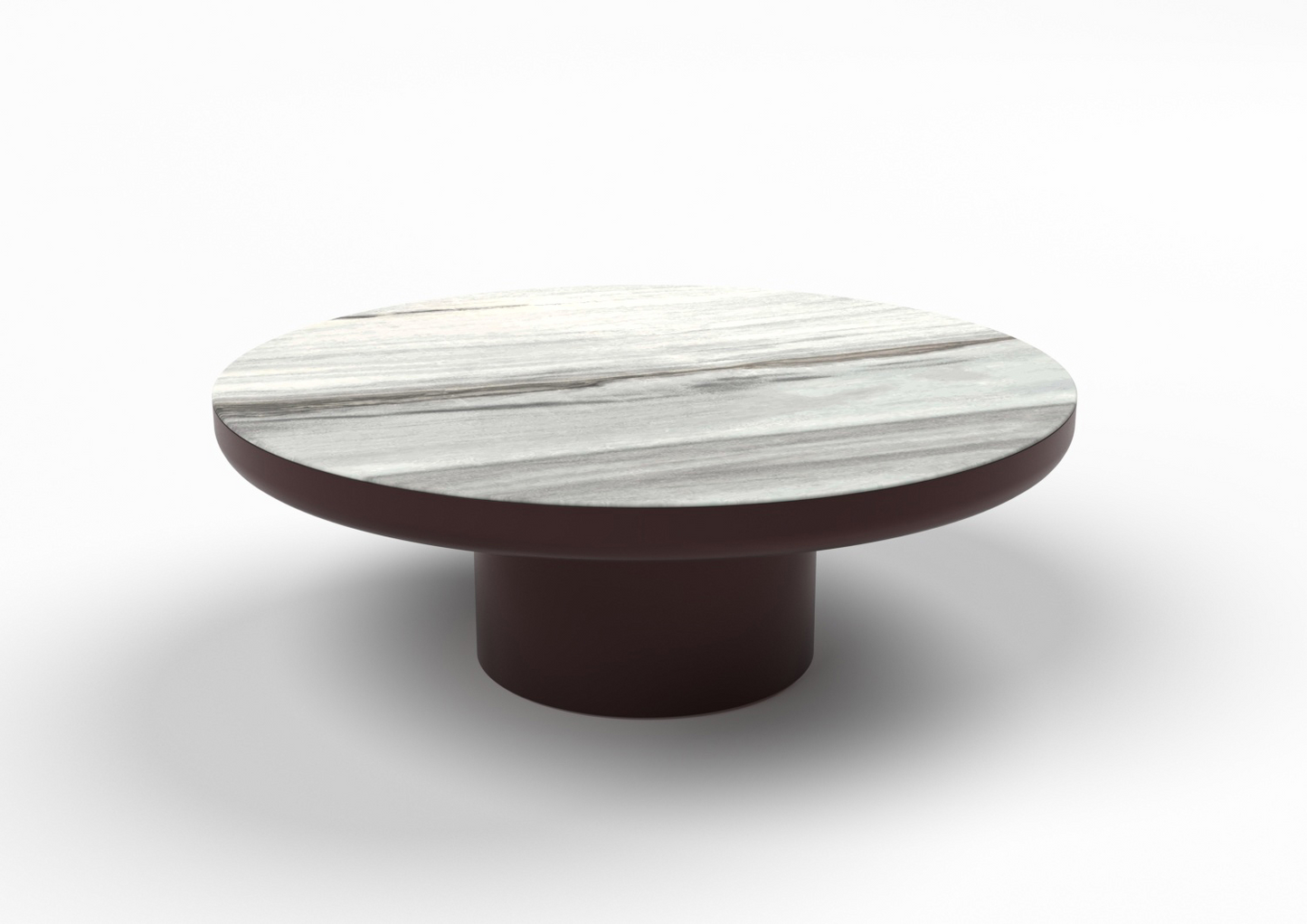 Ash Marble 120cm Round Coffee Table