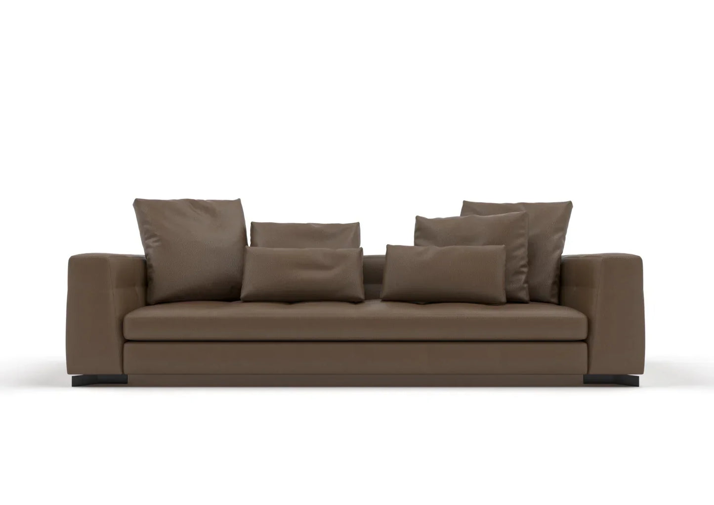 Trent 2-Seater Leather Upholstered Sofa