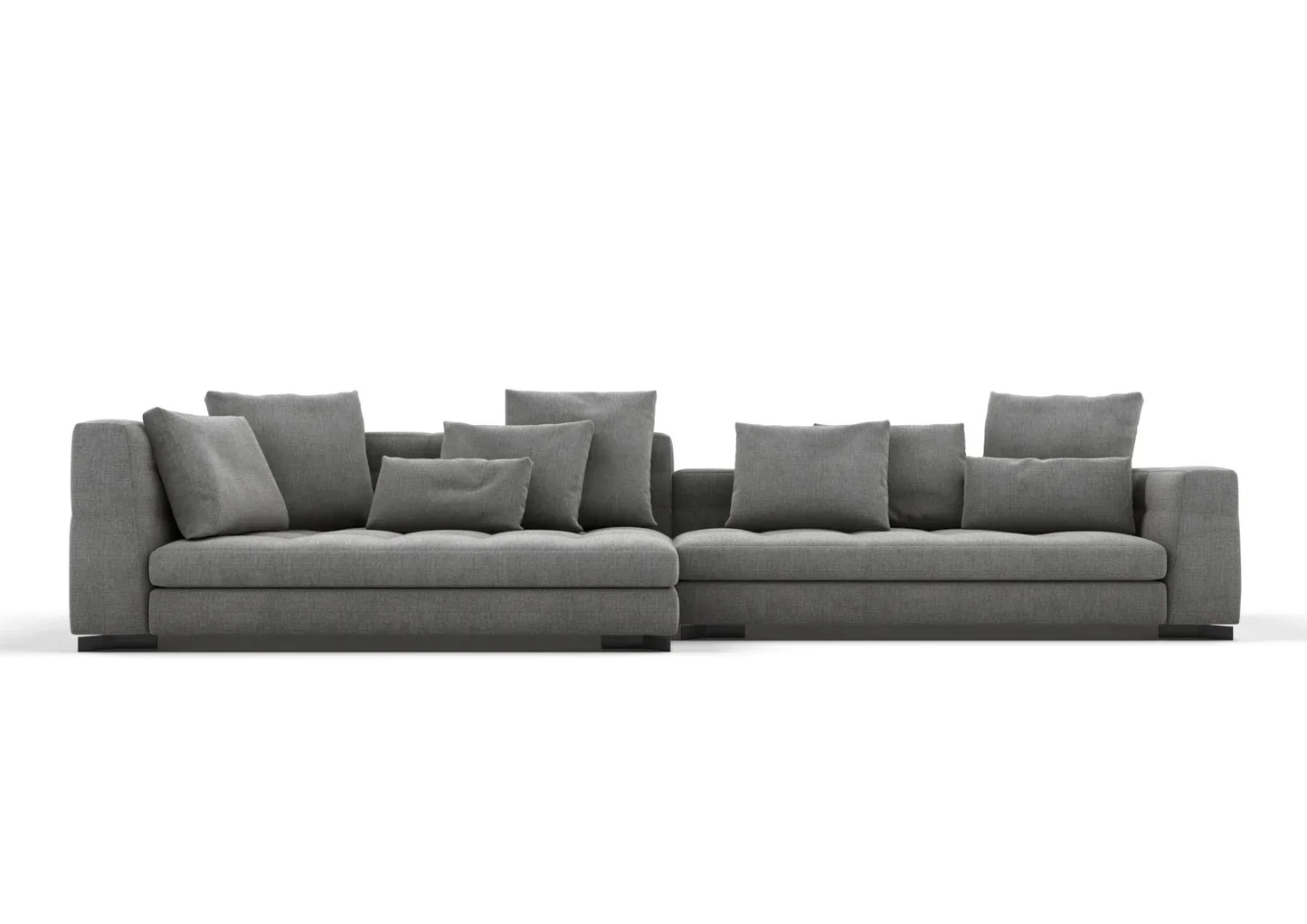 Glen 3-Seater Fabric Sofa with Left Chaise