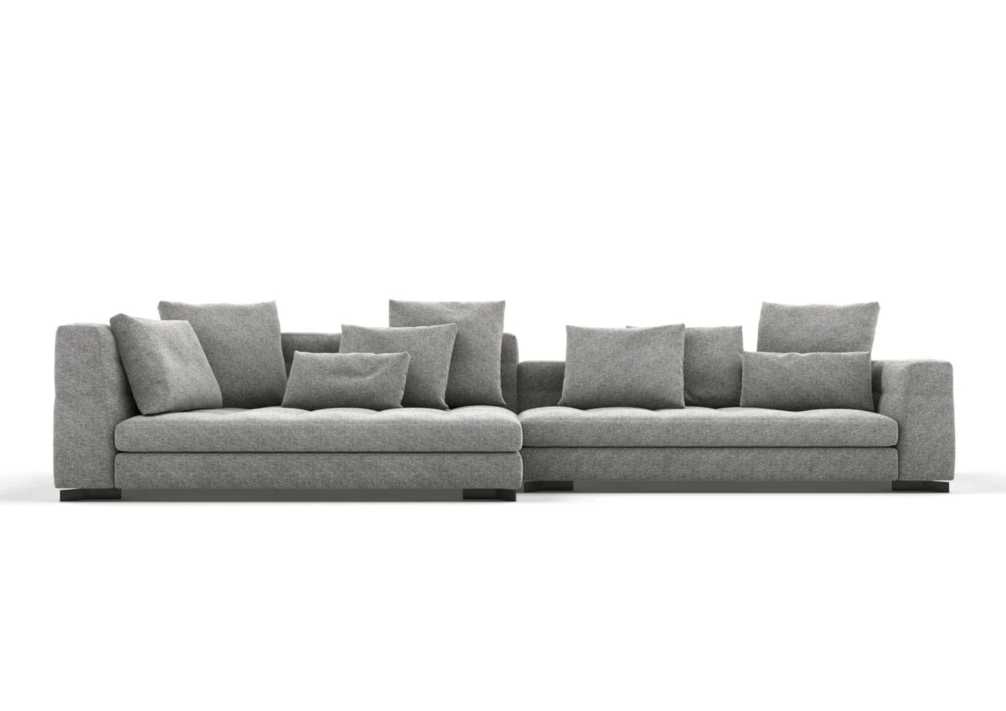 Glen 3-Seater Fabric Sofa with Left Chaise