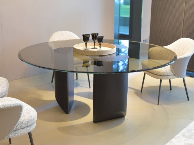 Billy 8-Seater Glass Dining Table