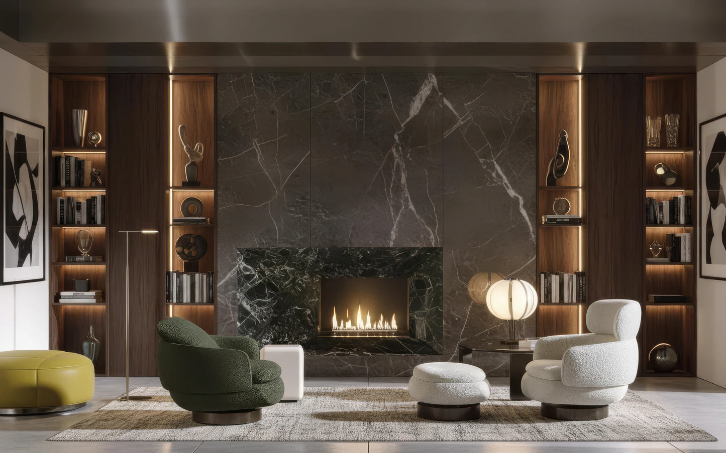 Cade Fabric Lounge Armchair