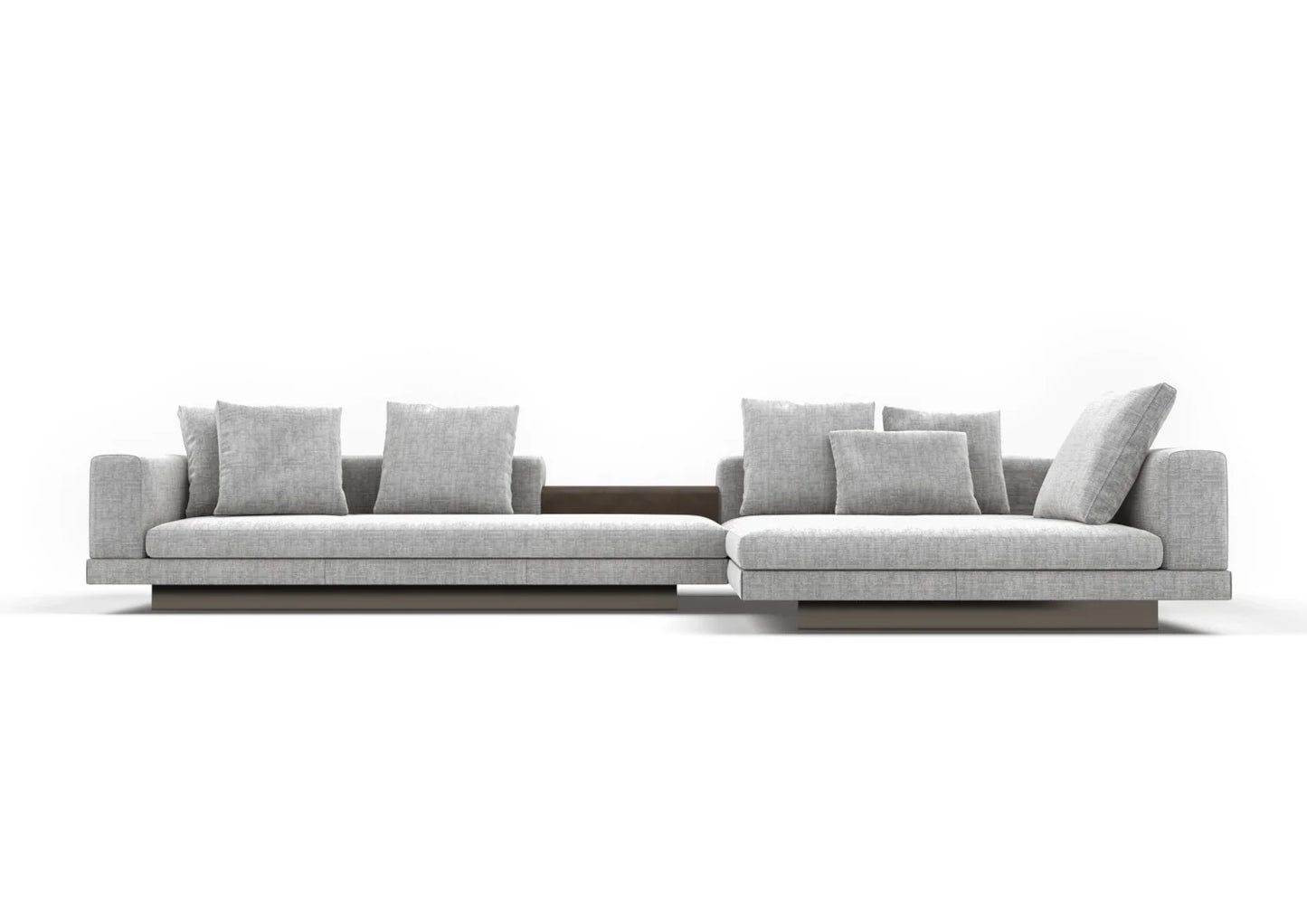 Urban 6-Seater Fabric Modular Sofa with Chaise