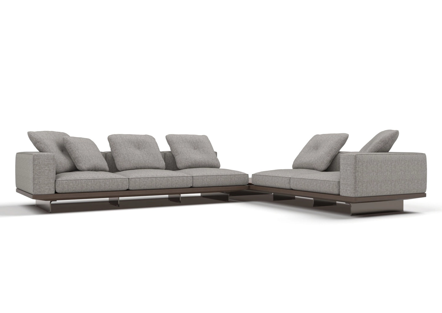 Bronx 5-Seater Fabric Corner Sofa Set
