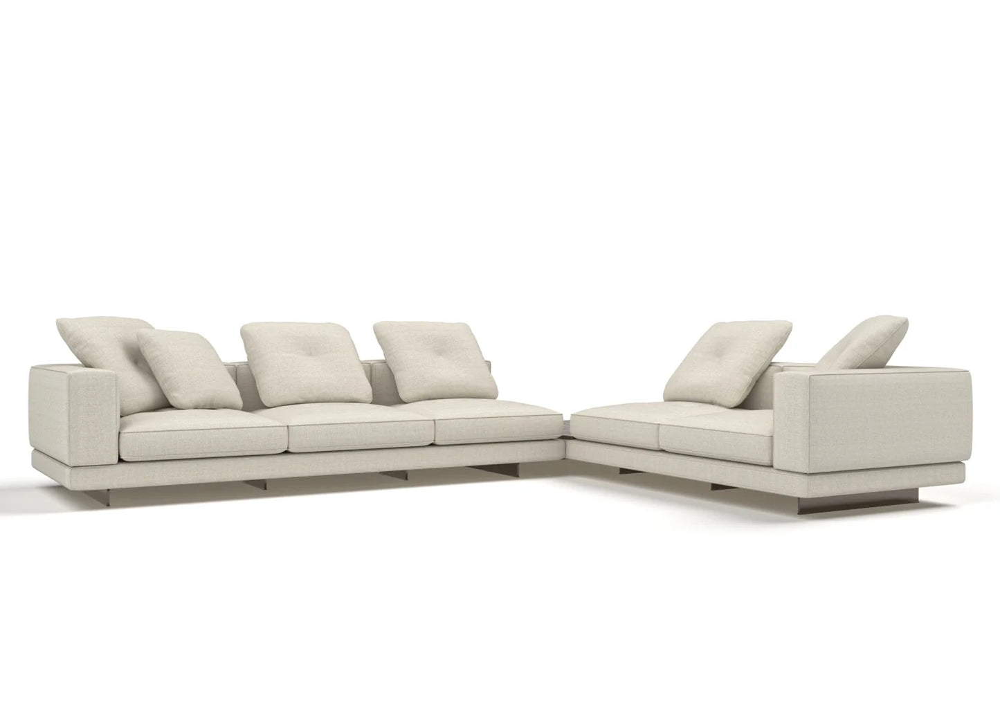 Bronx 5-Seater Fabric Corner Sofa Set