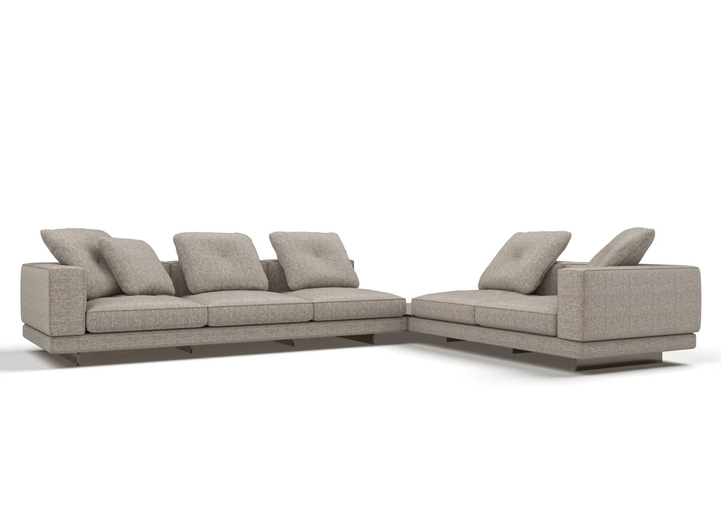 Bronx 5-Seater Fabric Corner Sofa Set
