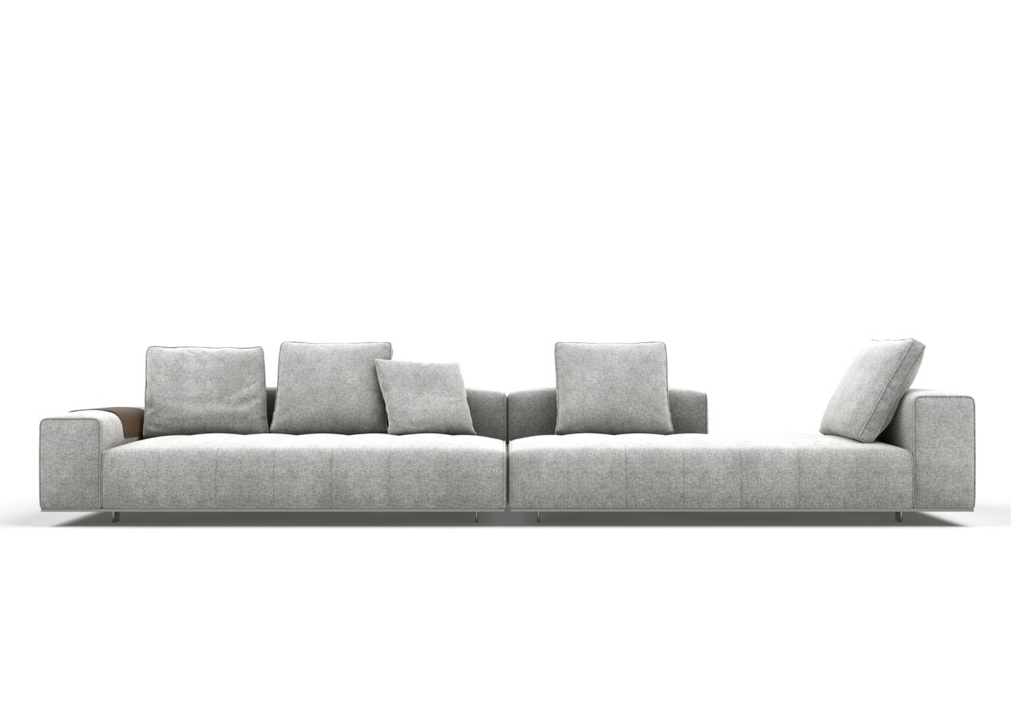 Karter 5-Seater Fabric Upholstered Sofa