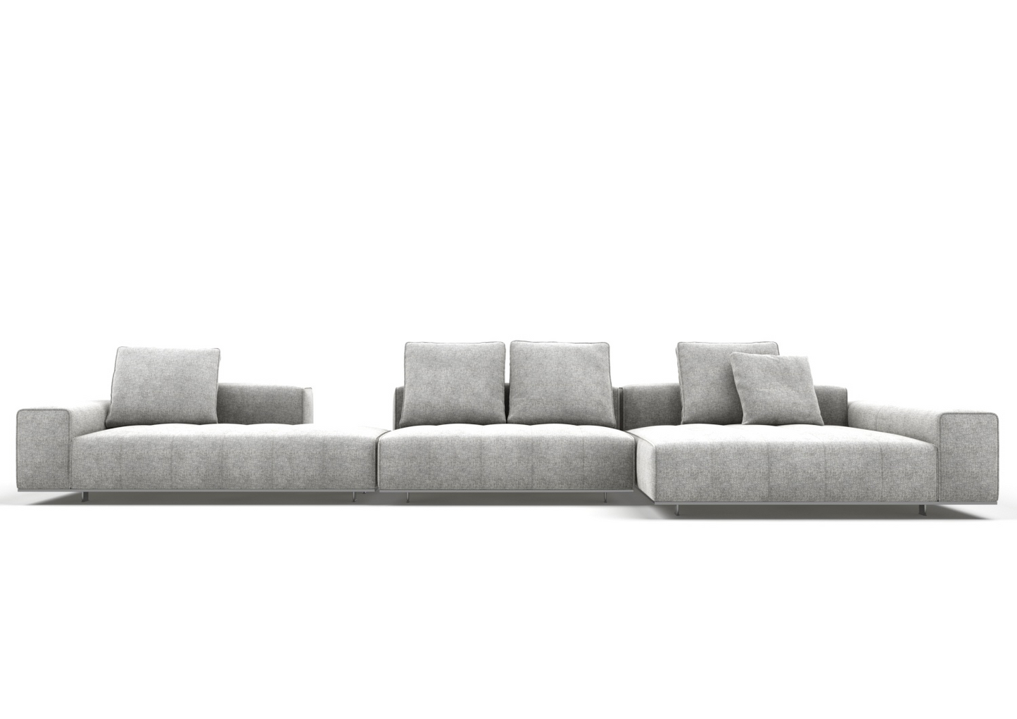 Knox 5-Seater Fabric Modular Sofa