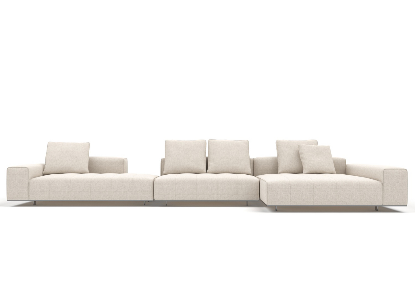 Knox 5-Seater Fabric Modular Sofa