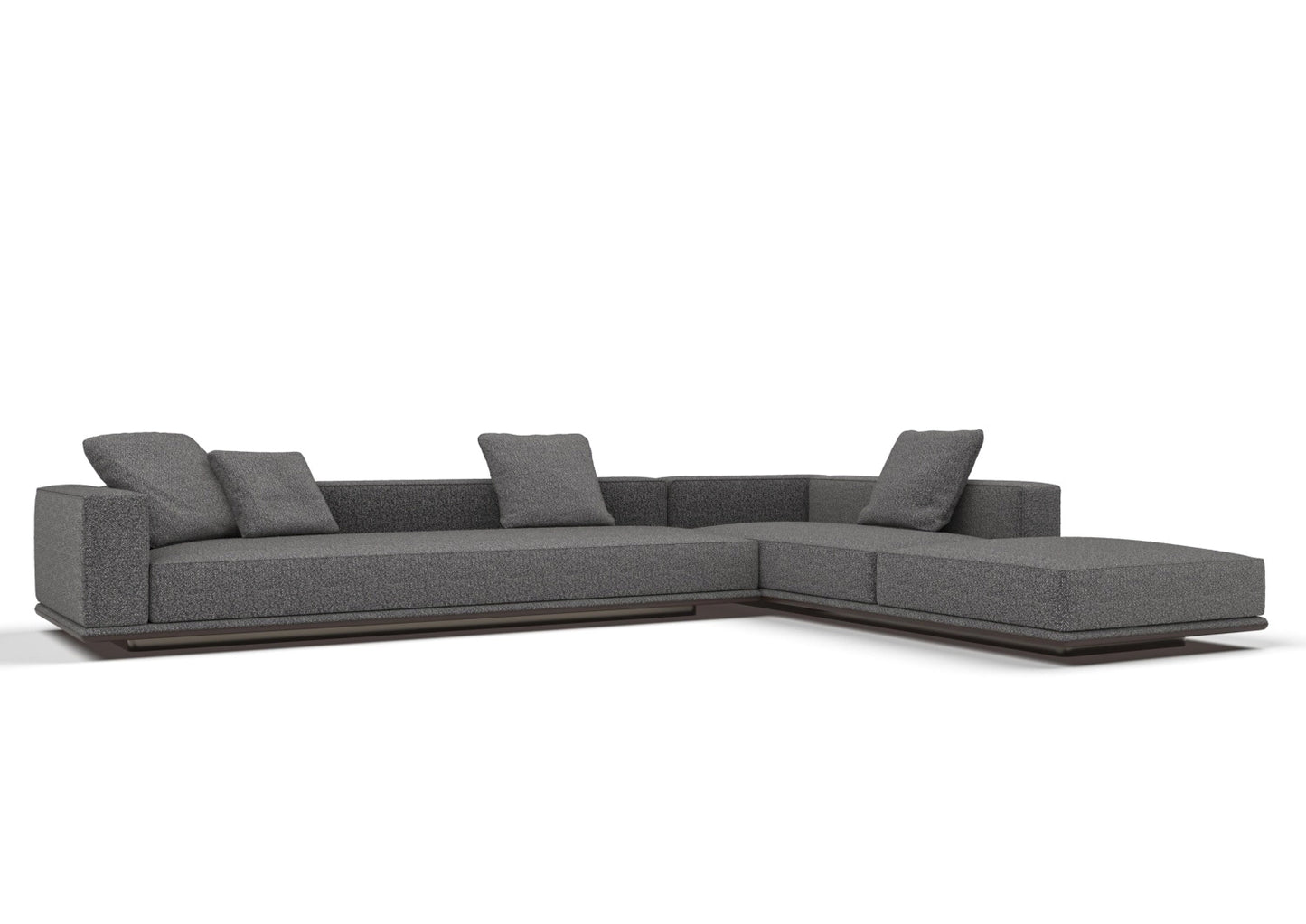 Damien 6-Seater Fabric L-Shaped Modular Sofa