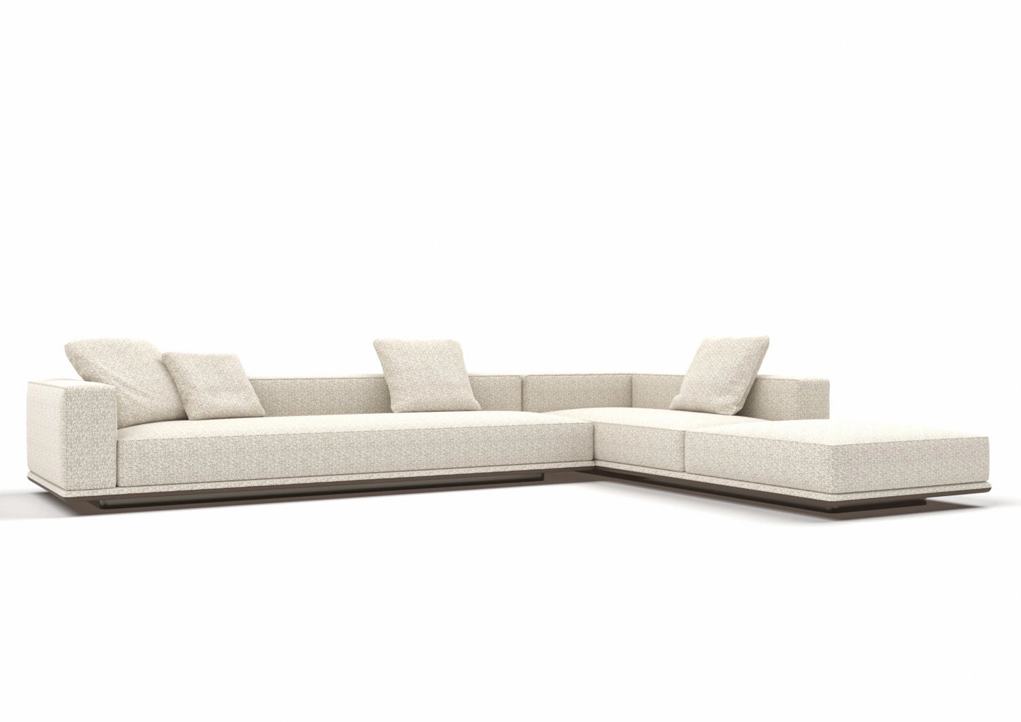 Damien 6-Seater Fabric L-Shaped Modular Sofa