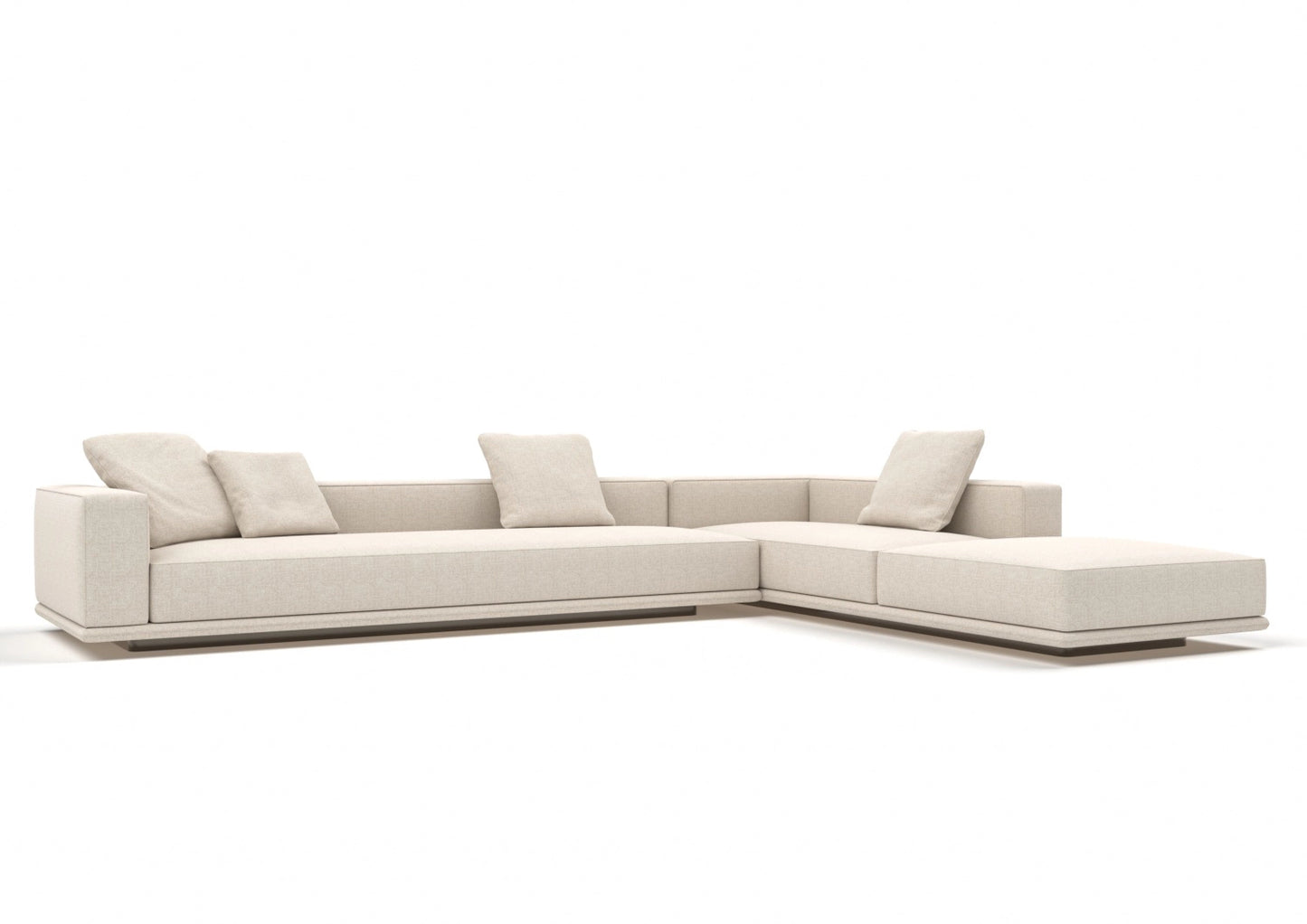 Damien 6-Seater Fabric L-Shaped Modular Sofa