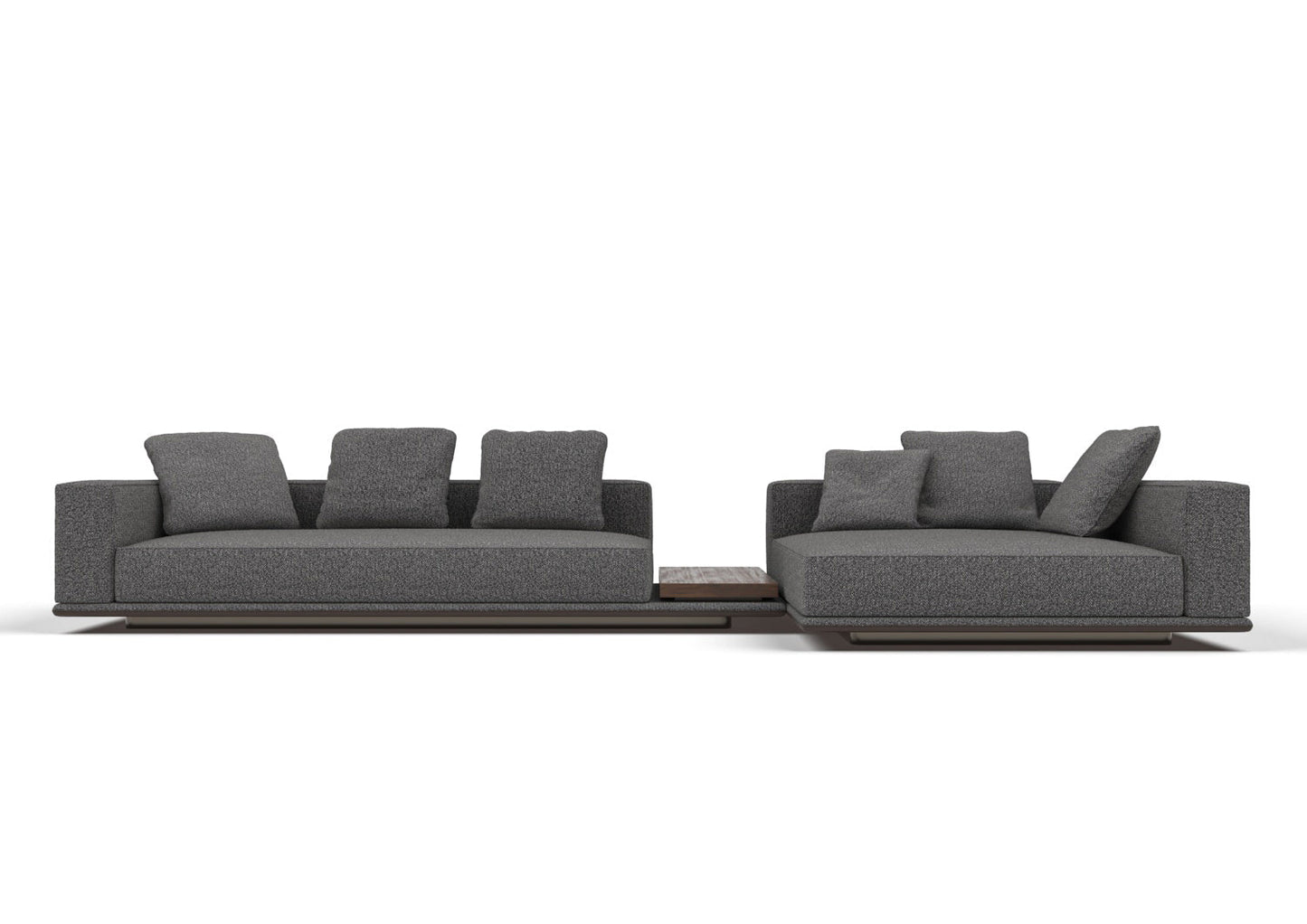 Dante 3-Seater Fabric Modular Sofa with Console Table