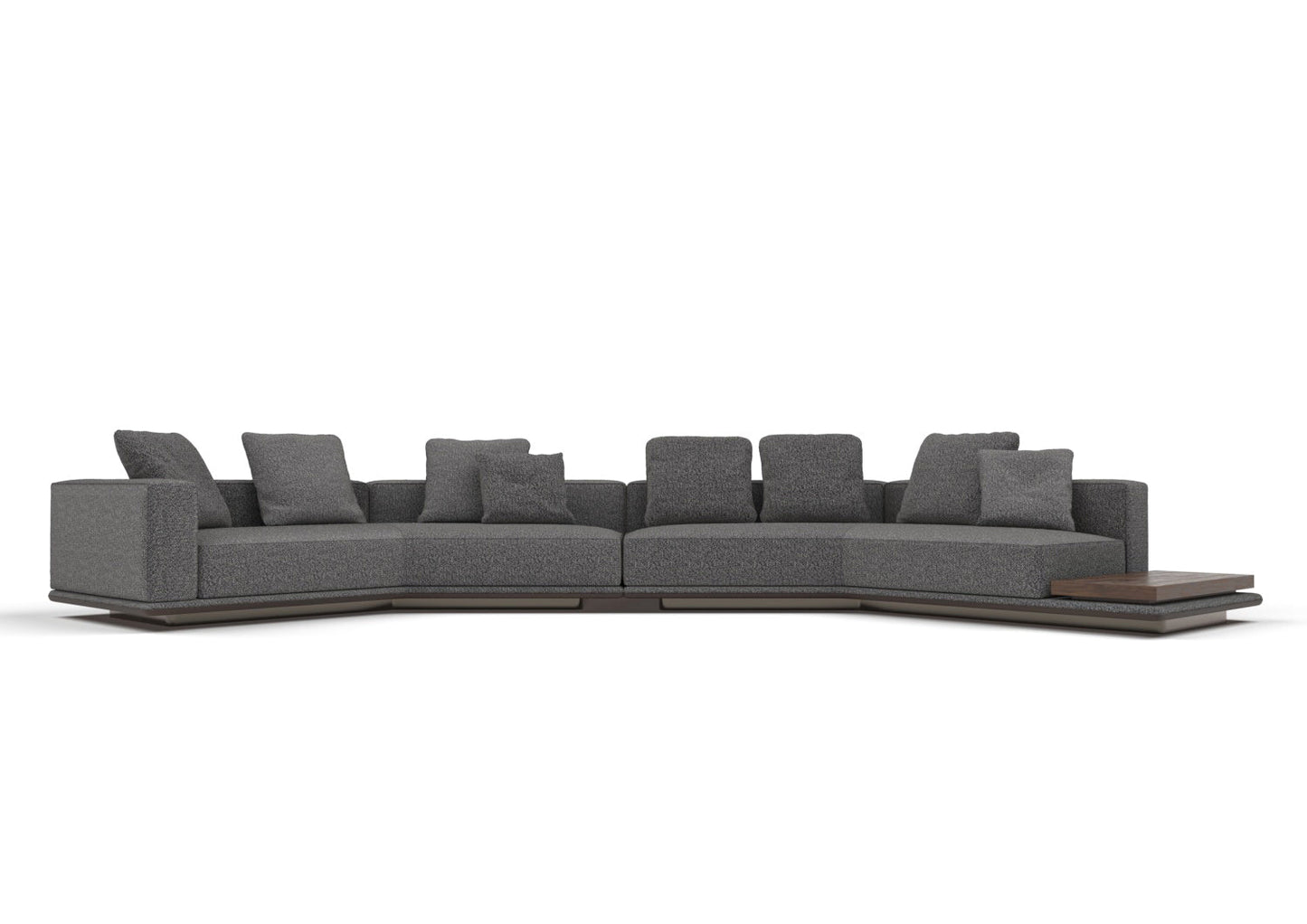 Digby 7-Seater Fabric Curved Sectional Sofa