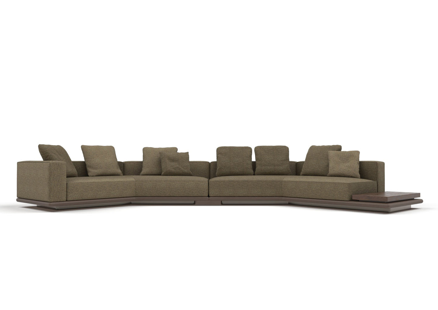 Digby 7-Seater Fabric Curved Sectional Sofa