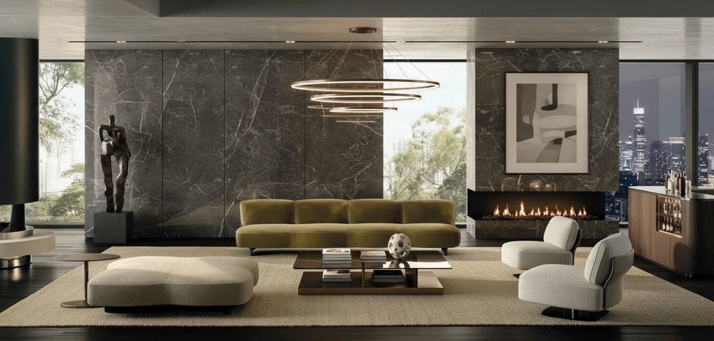 Kaegan 4-Seater Fabric Sofa