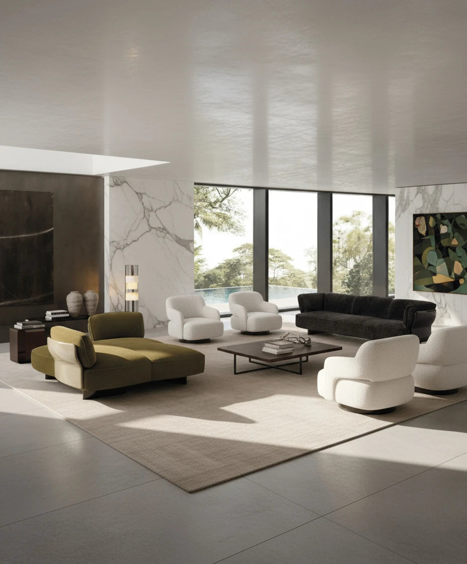 Kaegan 4-Seater Fabric Sofa