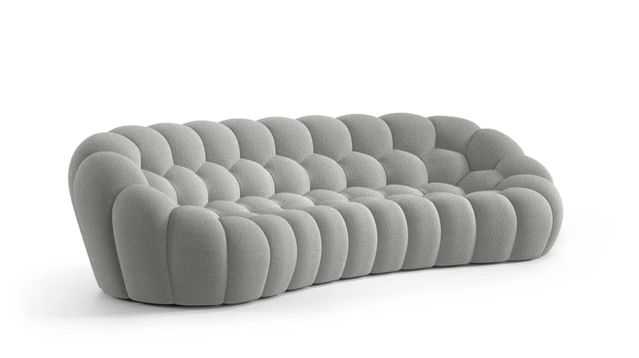 Dimitri 5-Seater Fabric Pouffe Sofa