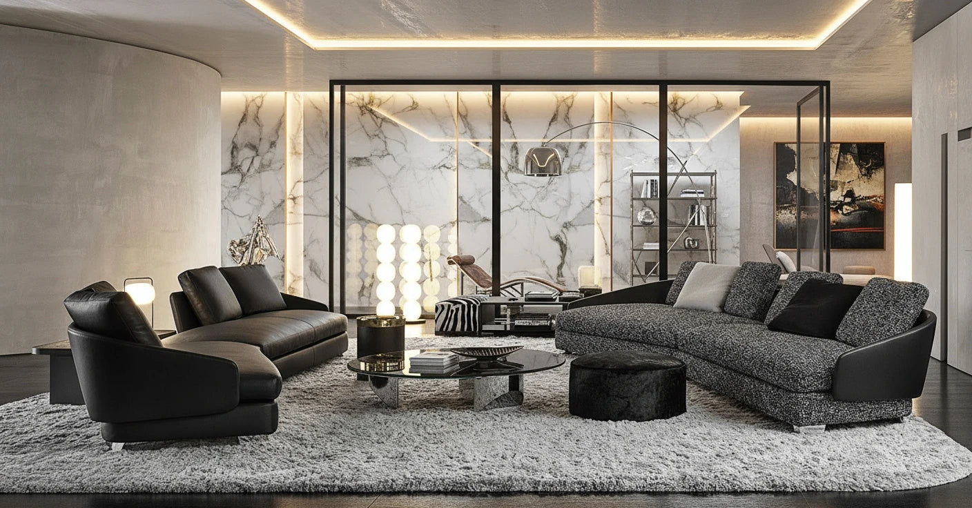 Nadie 5-Seater Fabric Modular Sofa with Chaise