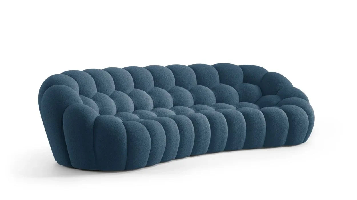Dimitri 5-Seater Fabric Pouffe Sofa