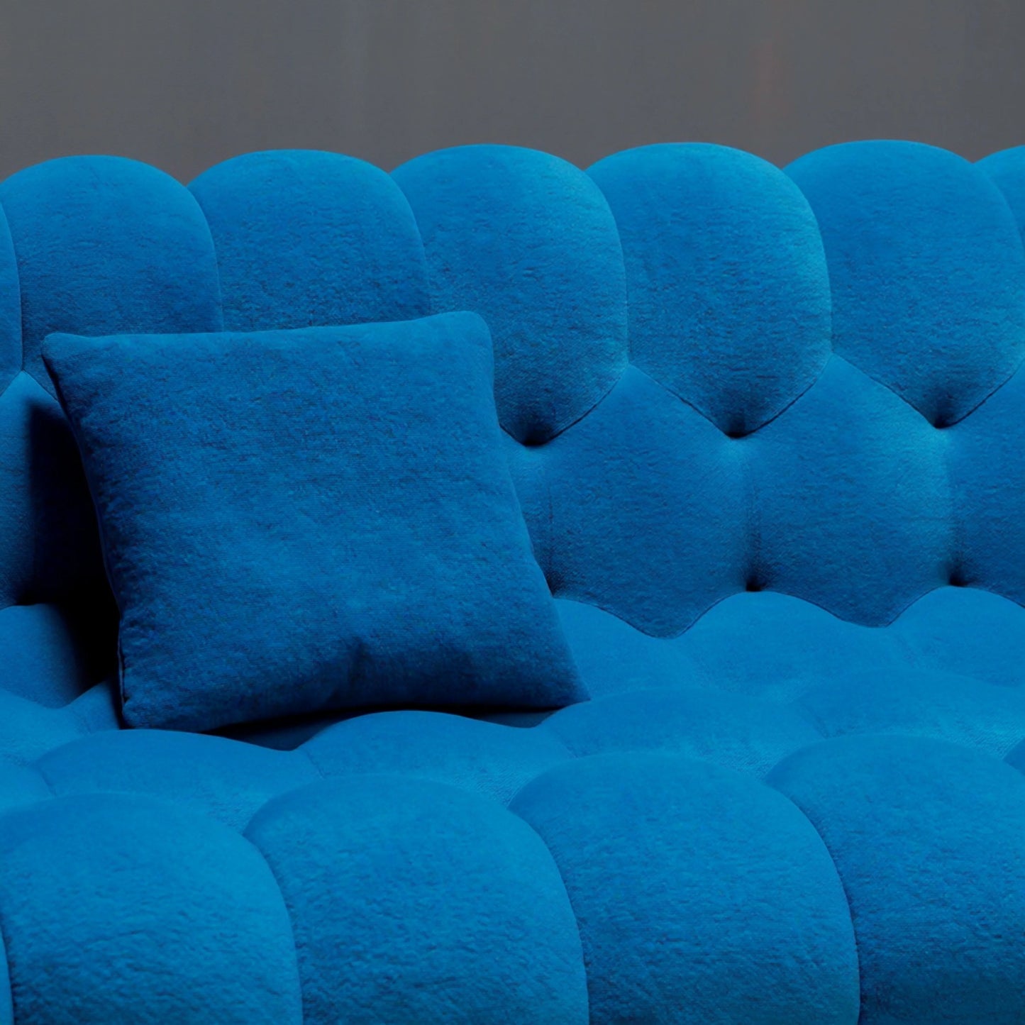 Dimitri 5-Seater Fabric Pouffe Sofa