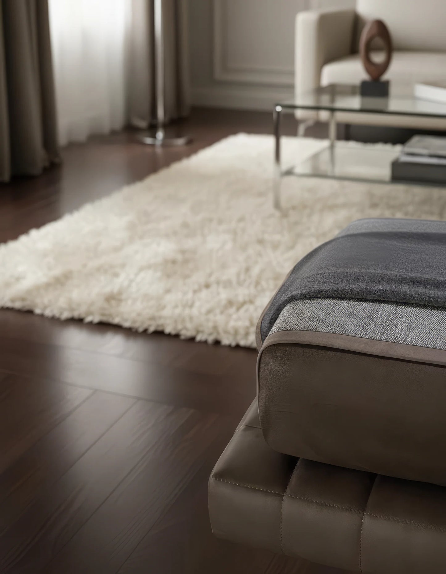 Qirrin Fabric Bed with Padded Headboard