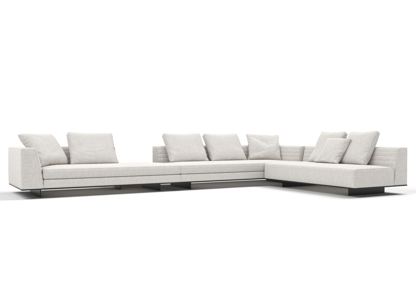 Greg 5-Seater Fabric Sectional Sofa