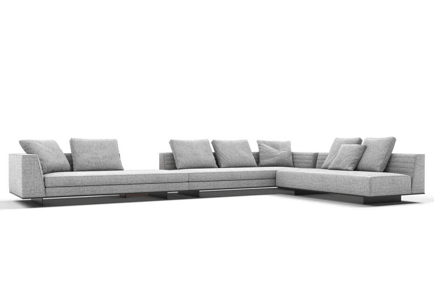 Greg 5-Seater Fabric Sectional Sofa