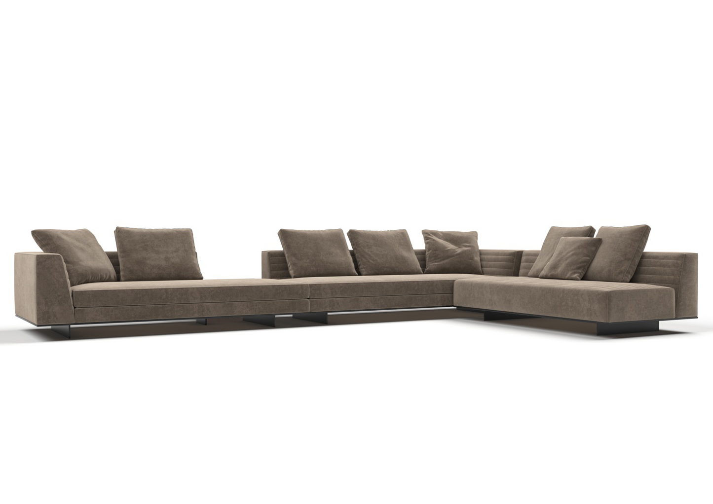 Greg 5-Seater Fabric Sectional Sofa