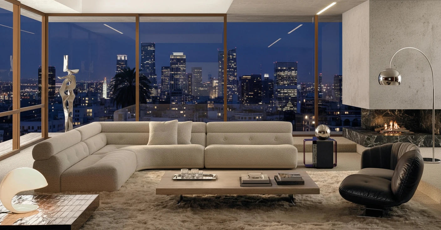 Sabin 4-Seater Fabric Modular Sofa