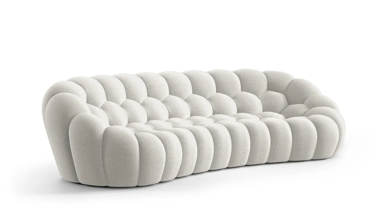Dimitri 5-Seater Fabric Pouffe Sofa