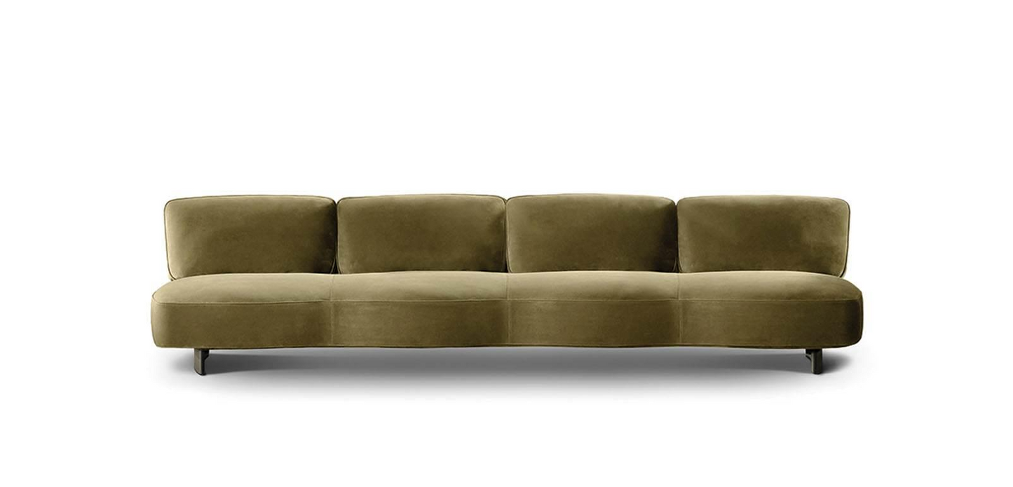 Kaegan 4-Seater Fabric Sofa