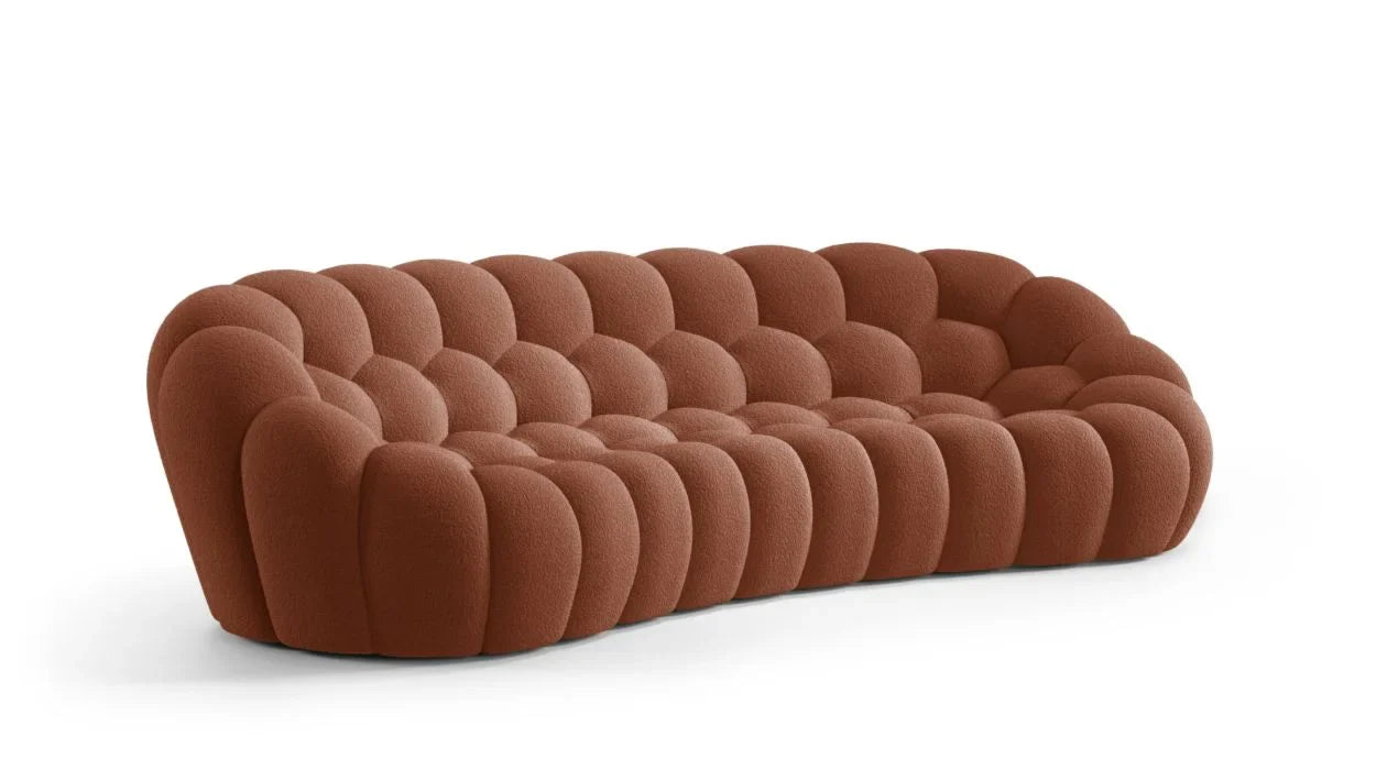 Dimitri 5-Seater Fabric Pouffe Sofa