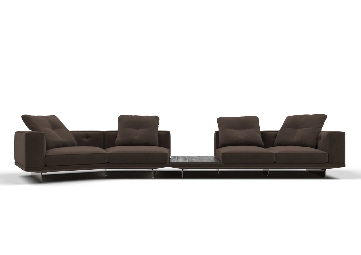 Bowen 4-Seater Fabric Modular Sofa Set