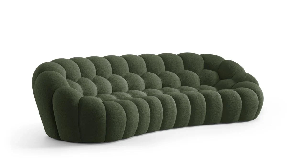 Dimitri 5-Seater Fabric Pouffe Sofa