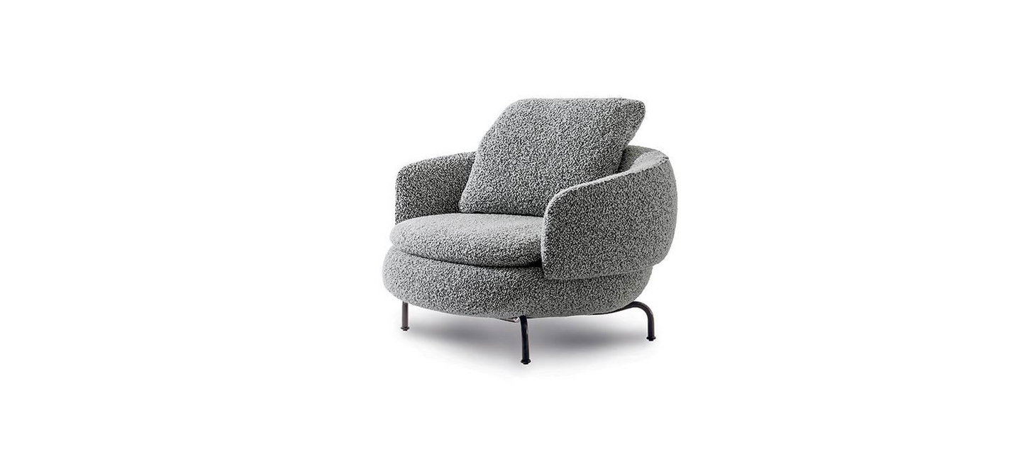 Cade Fabric Lounge Armchair