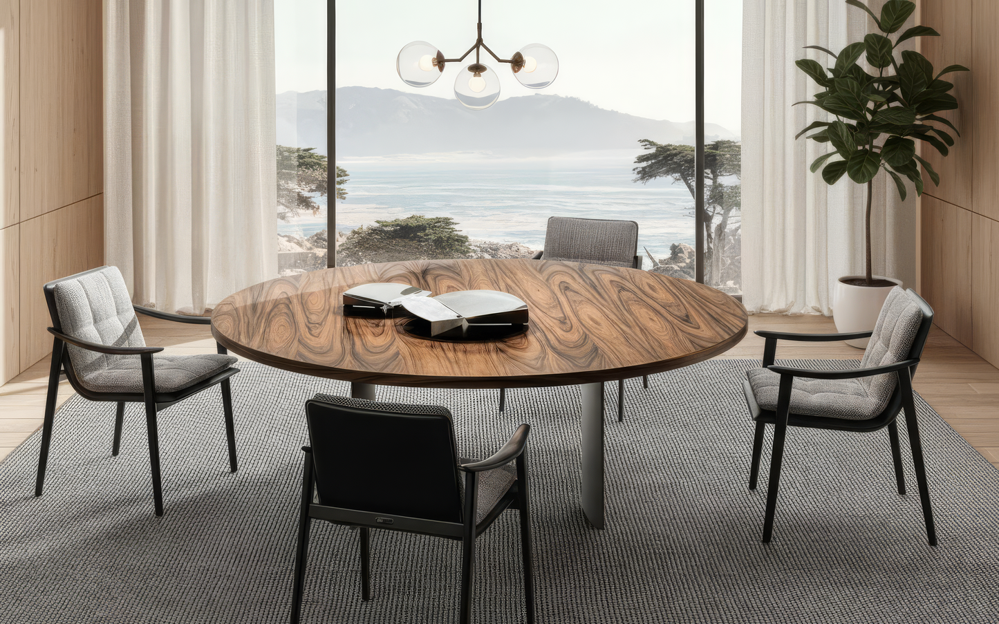 Brodi 8-Seater Wooden Dining Table
