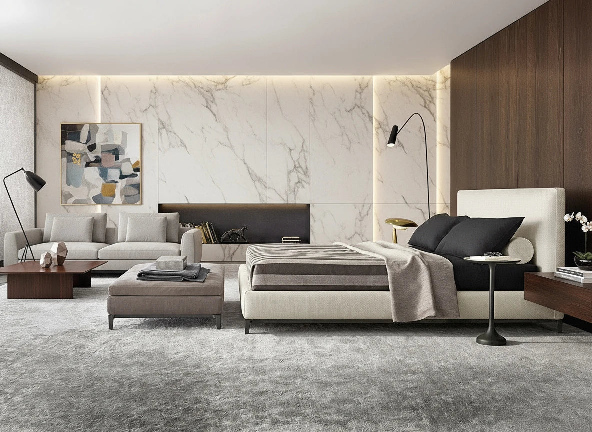 Callahan Fabric Upholstered Bed