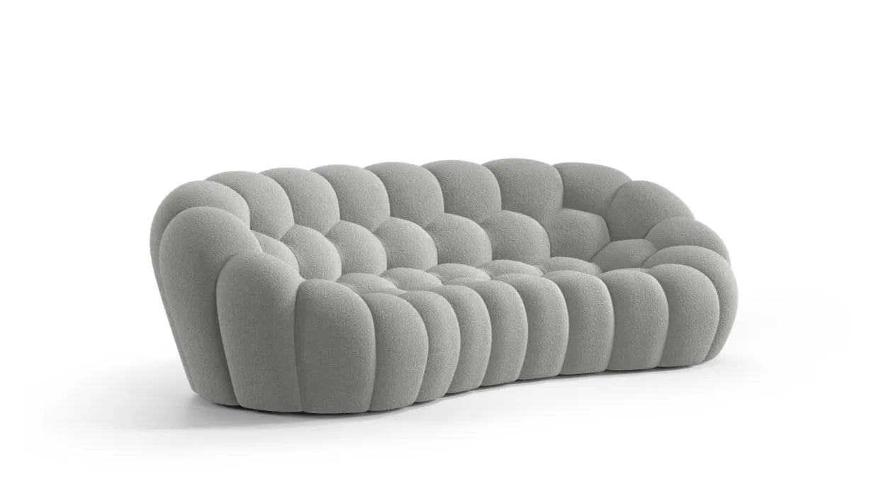 Desmond 4-Seater Fabric Pouffe Sofa