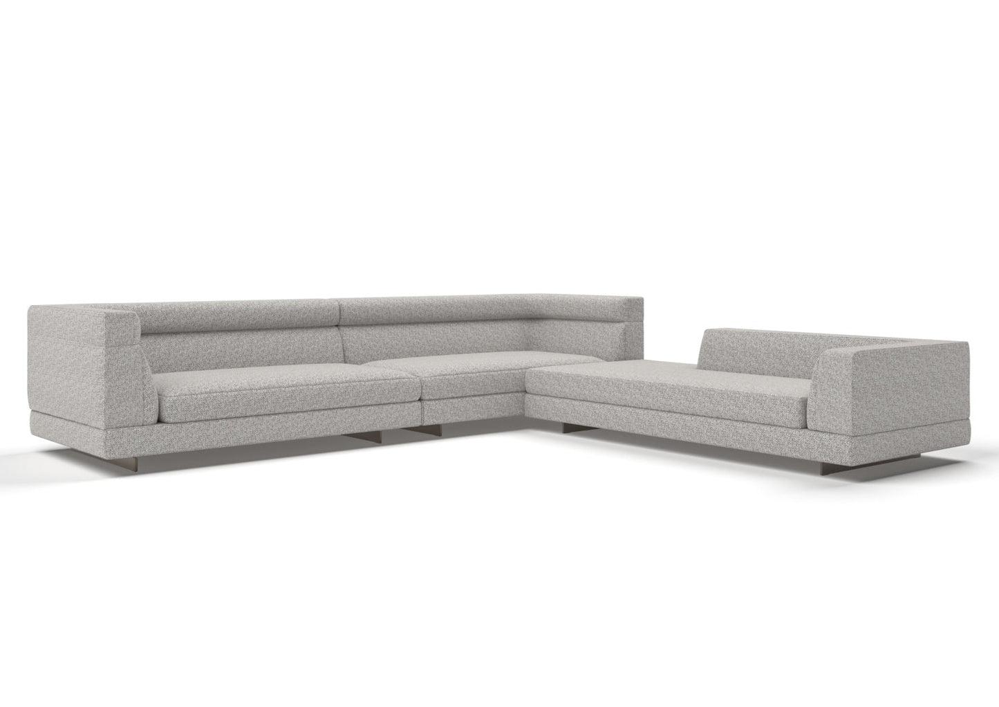 Sawyer 6-Seater Fabric Modular L-Shaped Sofa