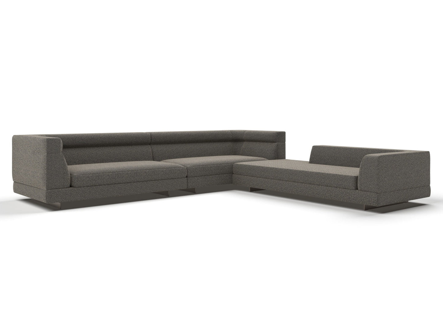 Sawyer 6-Seater Fabric Modular L-Shaped Sofa
