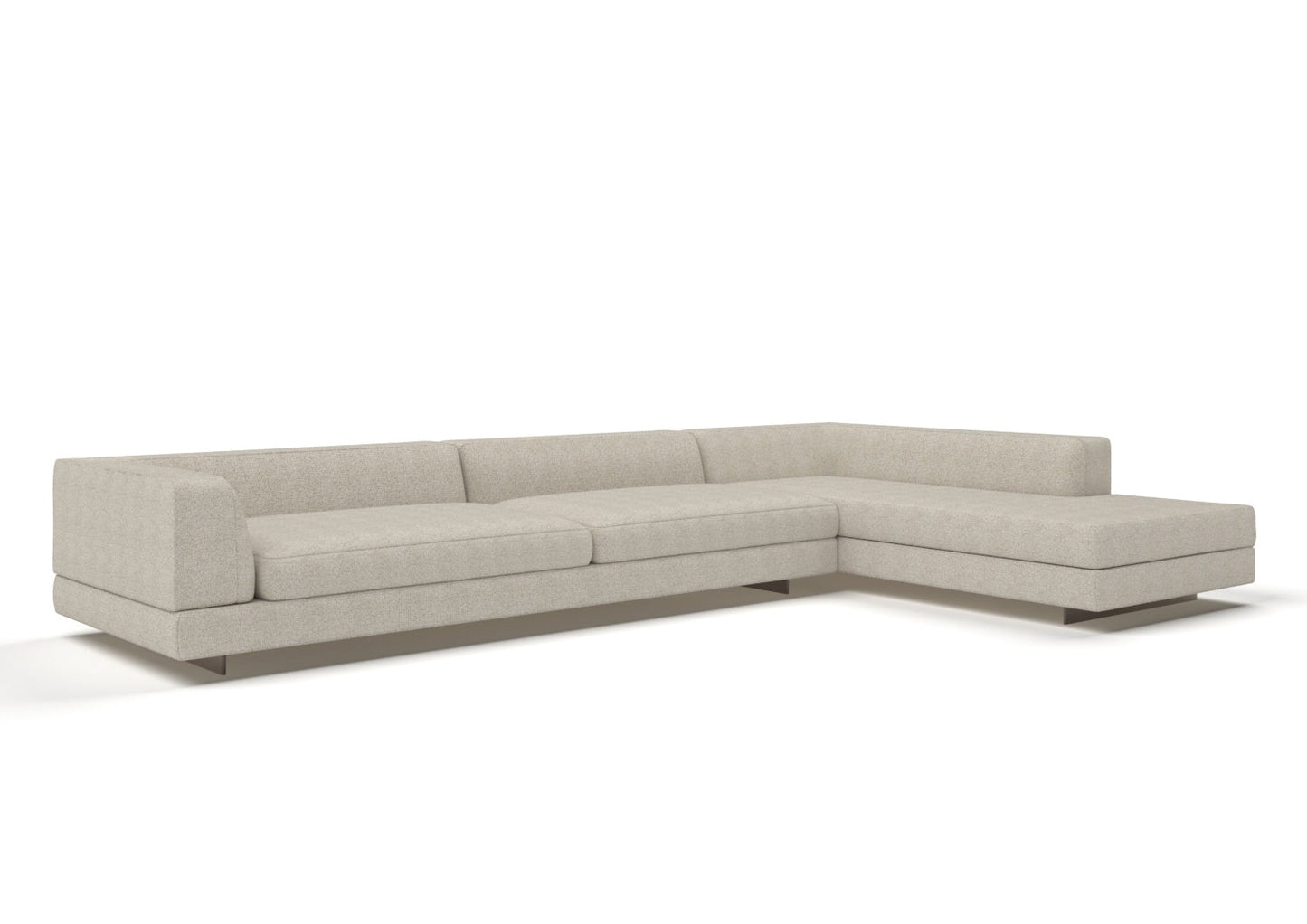 Sinclair 5-Seater Fabric Modular L-Shaped Sofa
