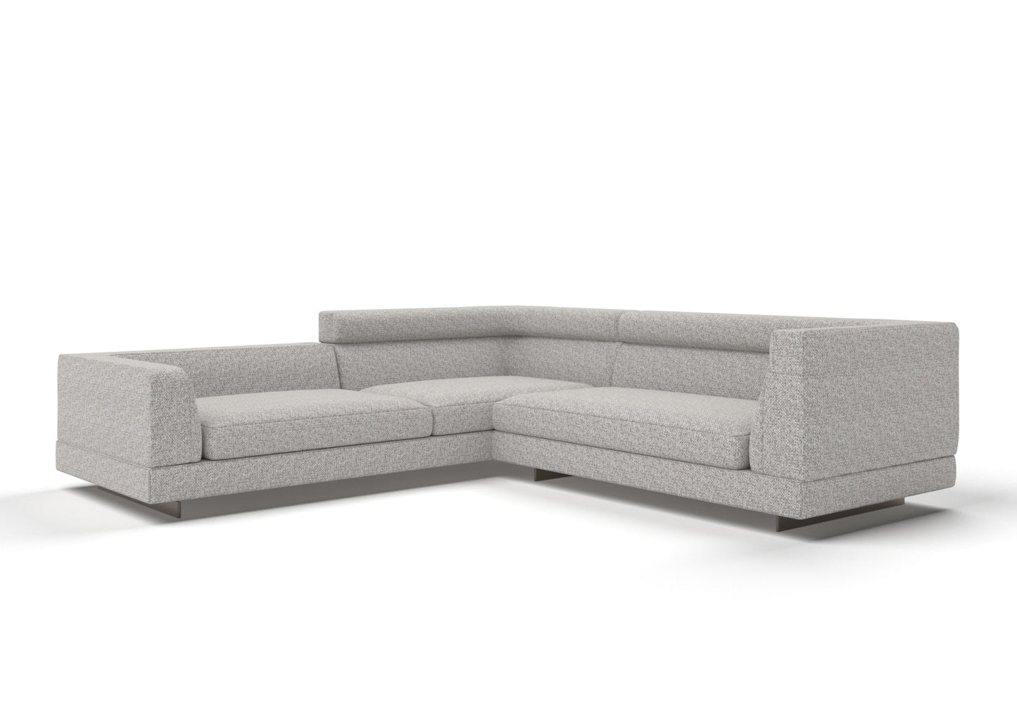 Bastian 6-Seater Fabric V-Shaped Corner Sofa