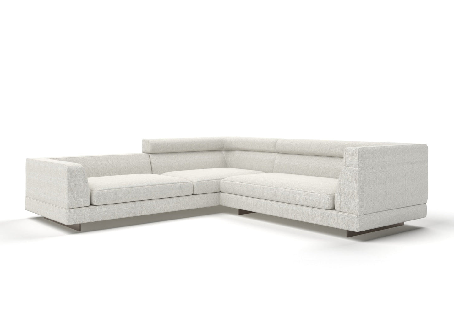 Bastian 6-Seater Fabric V-Shaped Corner Sofa