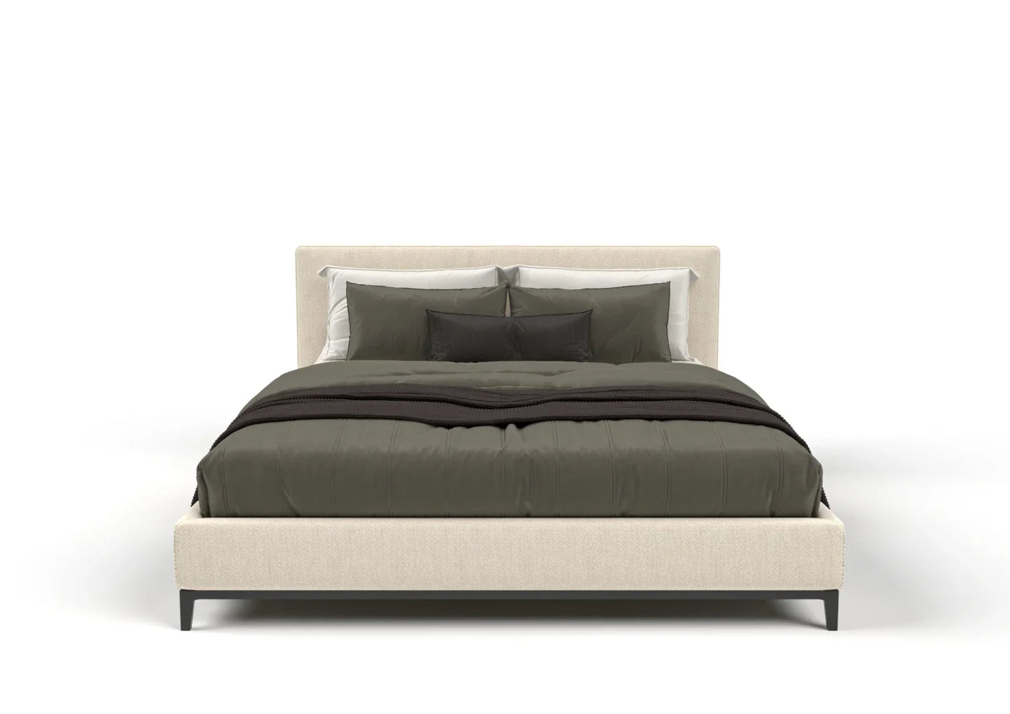 Chester Fabric Bed with Padded Headboard