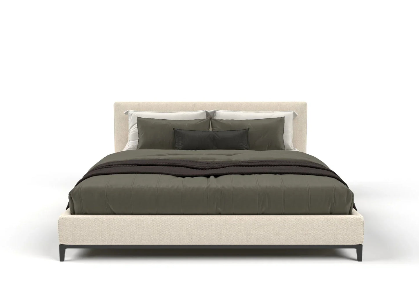 Chester Fabric Bed with Padded Headboard